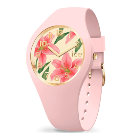 Montre ICE WATCH, ICE FLOWER, Soft pink Lily, Small 37 MM 025900