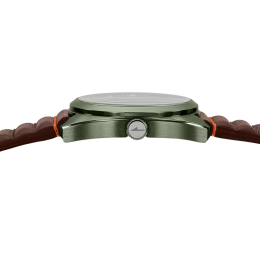 Montre Homme LOTUS Pulse Collection - 3 aiguilles date acier PVD vert et cuir 19098/2