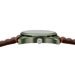Montre Homme LOTUS Pulse Collection - 3 aiguilles date acier PVD vert et cuir 19098/2