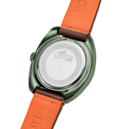 Montre Homme LOTUS Pulse Collection - 3 aiguilles date acier PVD vert et cuir 19098/2