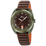 Montre homme LOTUS, Pulse collection, 3 aiguilles date en acier PVD vert et cuir 19098/2