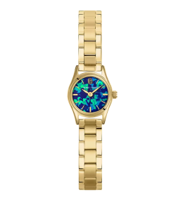 Montre Femme Pierre Lannier Opalia, acier PVD jaune, cadran opale de synthèse 025R562