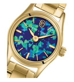 Montre Femme Pierre Lannier Opalia , Acier PVD Jaune, Cadran Opale de Synthèse 025R562