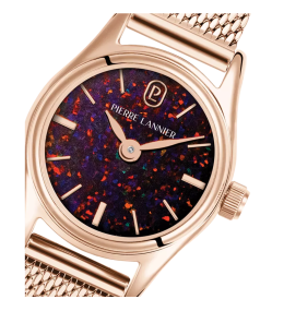 Montre Femme Pierre Lannier Opalia. Acier PVD Rose, Cadran Opale de Synthèse 025R958