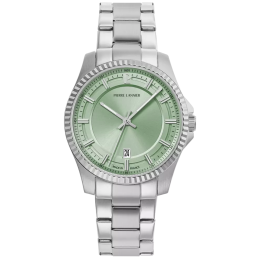 Montre Homme Pierre Lannier METROPOLITAIN, acier cadran vert 205K171
