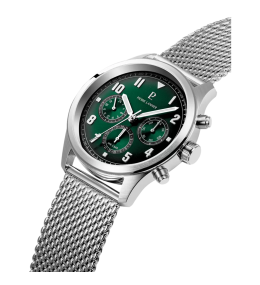 Montre Homme Pierre Lannier Aviateur - Acier, Cadran Vert 257H171