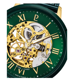 Montre Homme Pierre Lannier Automatic - Squelette Acier Vert 318B279