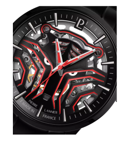 Montre Homme Pierre Lannier Sherkhan - Automatique Acier Noir 310G439