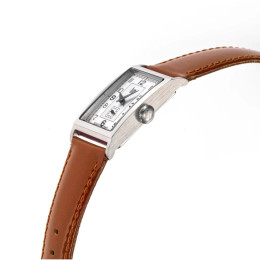 Montre Mixte Lip Churchill T18 — Quartz, Acier et Cuir Marron 671015