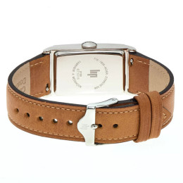 Montre Mixte Lip Churchill T18 — Quartz, Acier et Cuir Marron 671015