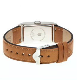 Montre Mixte Lip Churchill T18 — Quartz, Acier et Cuir Marron 671015
