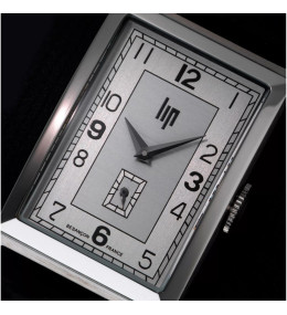 Montre Homme Lip Churchill T24 — Quartz, Acier et Cuir Noir 671270