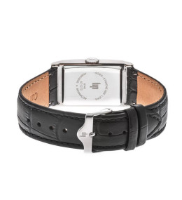 Montre Homme Lip Churchill T24 — Quartz, Acier et Cuir Noir 671270