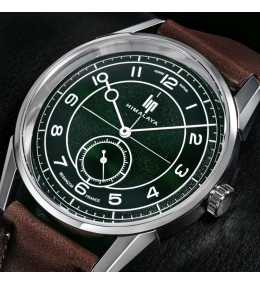 Montre Homme Lip Himalaya 40 mm. Quartz, Acier et Cuir Marron 671728