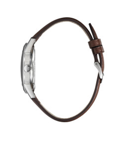 Montre Homme Lip Himalaya 40 mm. Quartz, Acier et Cuir Marron 671728