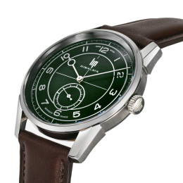 Montre Homme Lip Himalaya 40 mm. Quartz, Acier et Cuir Marron 671728