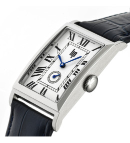 Montre Homme Lip Churchill T24 — Quartz, Acier et Cuir Bleu 671938