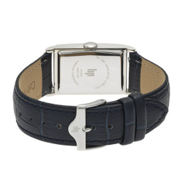 Montre Homme Lip Churchill T24 — Quartz, Acier et Cuir Bleu 671938
