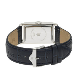 Montre Homme Lip Churchill T24 — Quartz, Acier et Cuir Bleu 671938