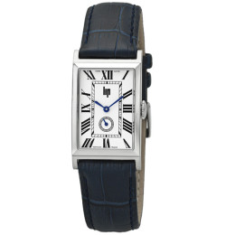 Montre homme Lip Churchill T24, 41,5 X 23,5 mm, quartz, acier et cuir 671938