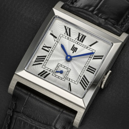 Montre Femme Lip Churchill C26. Quartz, Acier et Cuir Noir 671948