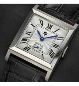 Montre Femme Lip Churchill C26. Quartz, Acier et Cuir Noir 671948