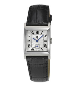 Montre Femme Lip Churchill C26, 26 X 26 mm, quartz, acier et cuir 671948
