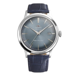 Montre Homme Orient, Automatique, Bambino 40,5 mm en acier et bracelet cuir RA-AC0030L30B