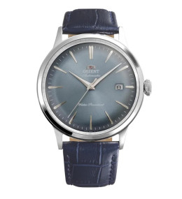Montre Homme Orient, Automatique, Bambino 40,5 mm en acier et bracelet cuir RA-AC0030L30B