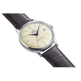 Montre Homme Orient Bambino 40,5 mm. Automatique Acier et Cuir Brun RA-AC0033Y30B