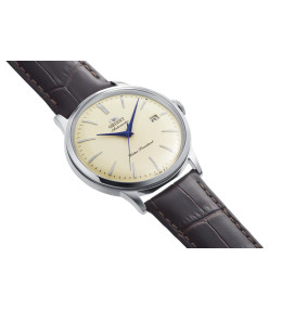 Montre Homme Orient Bambino 40,5 mm. Automatique Acier et Cuir Brun RA-AC0033Y30B