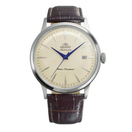 Montre Homme Orient, Automatique, Bambino 40,5 mm en acier et bracelet cuir RA-AC0033Y30B