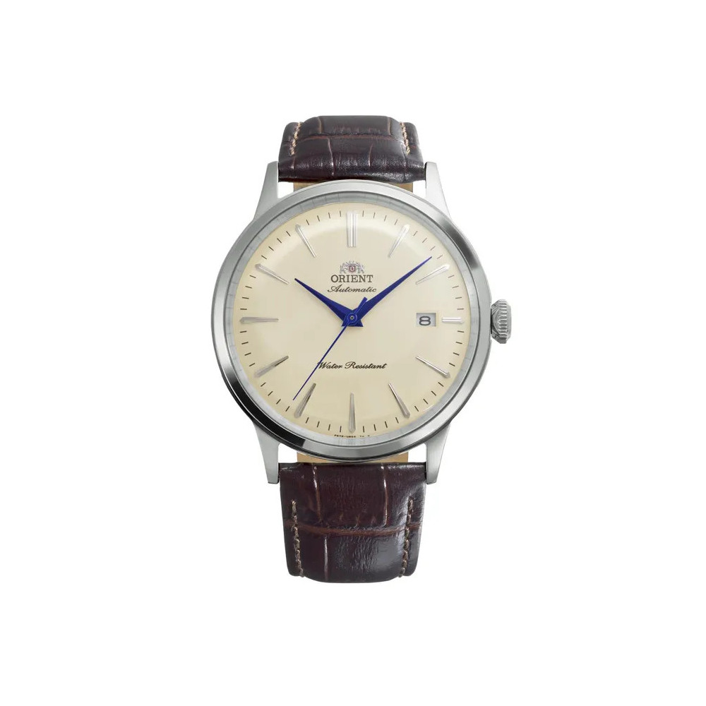 Montre Homme Orient, Automatique, Bambino 40,5 mm en acier et bracelet cuir RA-AC0033Y30B