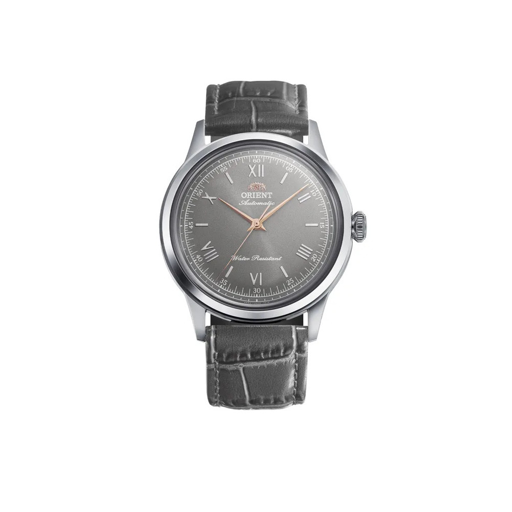 Montre Homme Orient, Automatique, Bambino 38,5 mm (édition numérotée à 3300 ex.) en acier et bracelet cuir RA-BB0006N30B