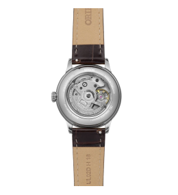 Montre Homme Orient Bambino 36 mm. Automatique Acier et Cuir Brun RA-BB0104Y30B