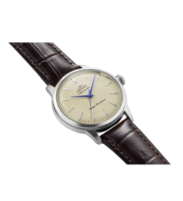Montre Homme Orient Bambino 36 mm. Automatique Acier et Cuir Brun RA-BB0104Y30B