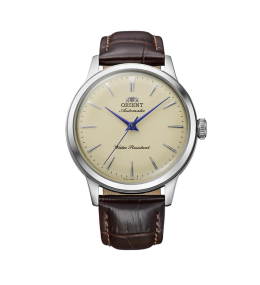 Montre Homme Orient, Automatique, Bambino 36 mm en acier et bracelet cuir RA-BB0104Y30B