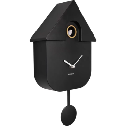 Pendule murale cocuou Karlsson noir KA5768SP