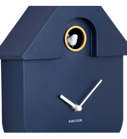 Pendule Murale Coucou Karlsson Modern Cuckoo. Bleu Foncé KA5768BL