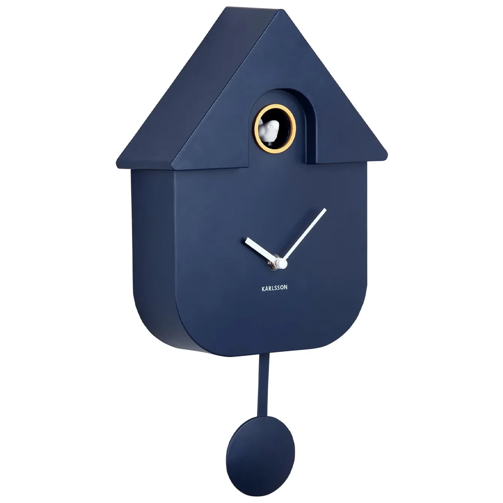 Pendule murale cocuou Karlsson bleu KA5768BL