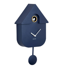 Pendule murale cocuou Karlsson bleu KA5768BL