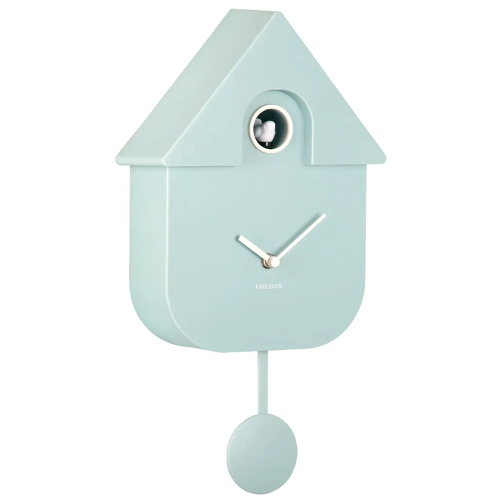 Pendule murale cocuou Karlsson bleu clair KA5768LB