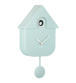 Pendule murale cocuou Karlsson bleu clair KA5768LB
