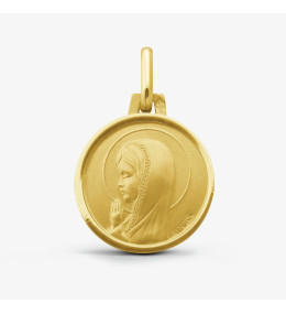 Médaille Vierge étoile du matin or jaune 750/1000 Augis, forme ronde 14 mm J5946X0000