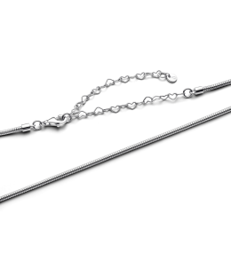 Collier Pandora Mailles Serpent Fines. Argent 925/1000 395061C00-45