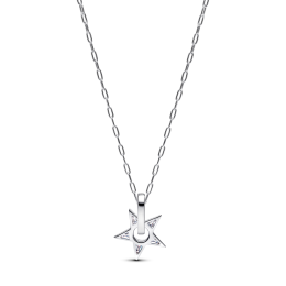 Collier Pandora pendentif avec étoile scintillante en argent 925/1000 395078C01-45