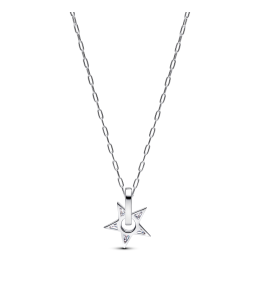 Collier Pandora pendentif avec étoile scintillante en argent 925/1000 395078C01-45