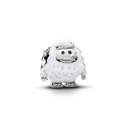 Charm Pandora Yéti enneigé en métal plaqué platine 735058C01