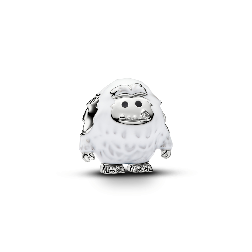 Charm Pandora Yéti enneigé en métal plaqué platine 735058C01