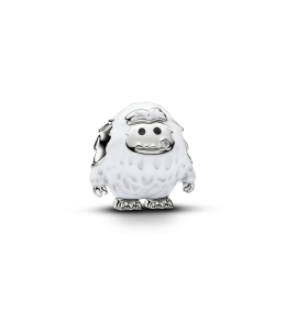 Charm Pandora Yéti enneigé en métal plaqué platine 735058C01
